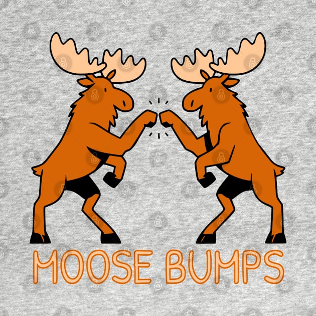 Funny Cartoon Moose Bumps by Elvdant